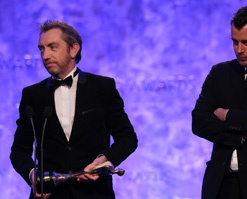  David Brophy accepting the Award as The High Hopes Choir wins the Best Documentary Series IFTA
 