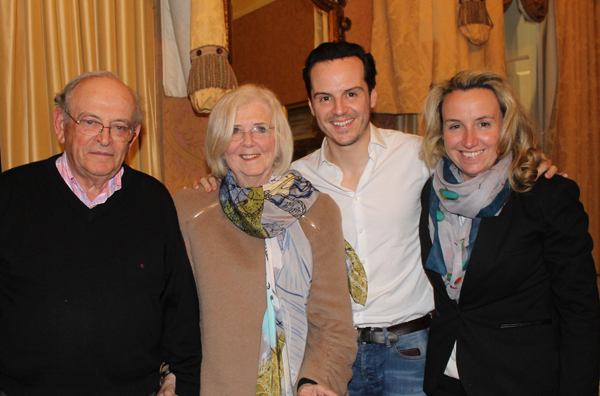 andrew scott and his family christmas event