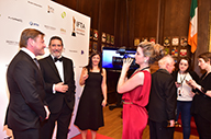 Actors Sean Bean and Ciarán Hinds talk with press at the IFTA’s
 
