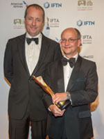 	Andrew Lowe and Ed Guiney from Element Pictures with the Best Film for Room	