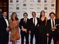 	Some cast and crew of Best Drama IFTA winner An Klondike	