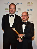 	Andrew Lowe and Ed Guiney from Element Pictures with the Best Film for Room	