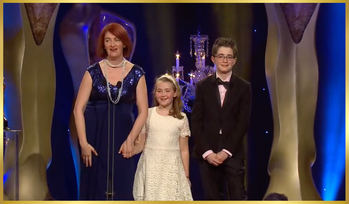Emma Donoghue 'Room' Winner Best Scriptwriter Film Award - IFTA 2016  