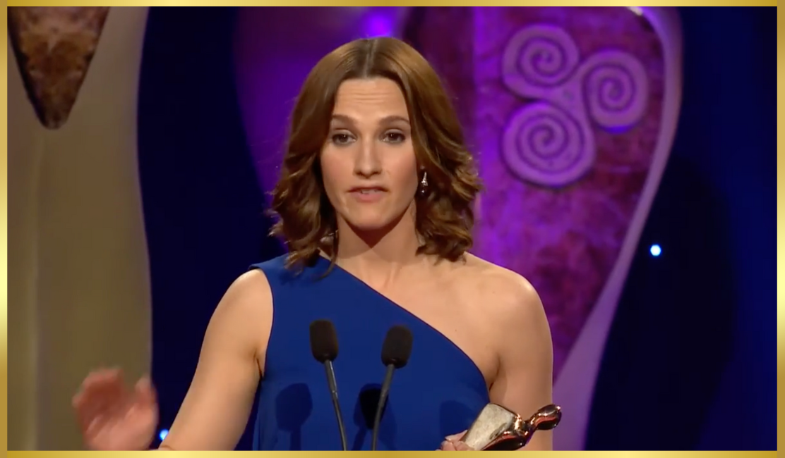 Ruth Bradley 'Rebellion' Winner Best Actress in a Leading Role Drama Award - IFTA 2016 