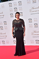 TV3 presenter Lisa Cannon on the IFTA Red Carpet