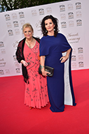 Humanitarian Christina Noble and actress Deirdre O’Kane. O’Kane won an IFTA for portraying Christina in the film Noble.