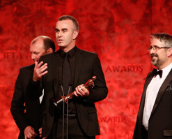 Touchline Media’s Arkle: The Legend Lives On winning the Best Sports Programme IFTA Award