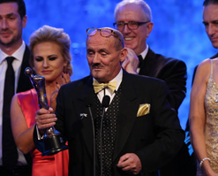  Brendan O’Carroll accepting the Award as Mrs Brown’s Boys wins the IFTA for Best Comedy
 