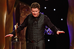 Terry McMahon winning the IFTA Award for Best Script in Film for Patrick’s Day