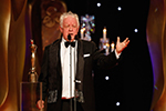 Jim Sheridan accepting the IFTA Lifetime Achievement Award