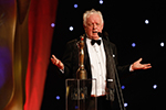 Filmmaker Jim Sheridan accepting the IFTA Lifetime Achievement Award