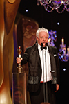 Filmmaker Jim Sheridan accepting the IFTA Lifetime Achievement Award