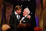 Filmmaker Jim Sheridan accepting the IFTA Lifetime Achievement Award