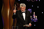 Actor Patrick Bergin presented the Best Director Film IFTA which was won by Lenny Abrahamson for Frank