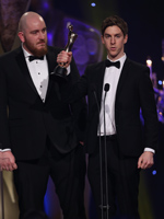 Best Animation Award Winners Ben Harper and Daniel Spencer from Geist