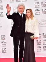 	Bob Geldof and his wife Jeanne Marine	