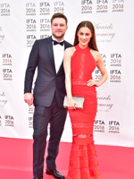 	Actor Jack Reynor with Madeline Mulqueen – Reynor went on to win the Supporting Actor Film IFTA for Sing Street 	